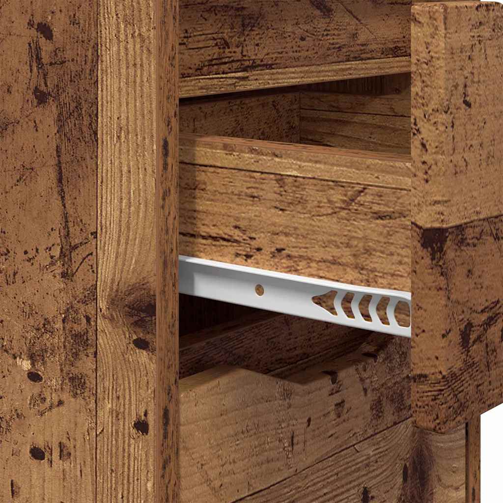 Comodino Legno vecchio 30,5 x 30 x 43 cm Legno multistrato 888813