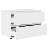 Armadio Bianco 80 x 48 x 57 cm Legno multistrato 888817