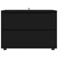 Armadio Nero 80 x 48 x 57 cm Legno multistrato 888818