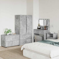 Armadio Grigio cemento 80 x 48 x 57 cm Legno multistrato 888820