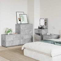 Armadio Grigio cemento 80 x 48 x 57 cm Legno multistrato 888820