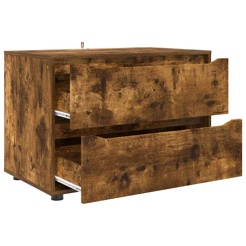 Armadio Rovere fumé 80 x 48 x 57 cm Legno multistrato 888822