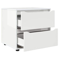 Armadio Bianco Lucido 60 x 48 x 57 cm Legno multistrato 888831