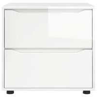 Armadio Bianco Lucido 60 x 48 x 57 cm Legno multistrato 888831