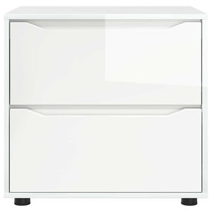 Armadio Bianco Lucido 60 x 48 x 57 cm Legno multistrato 888831