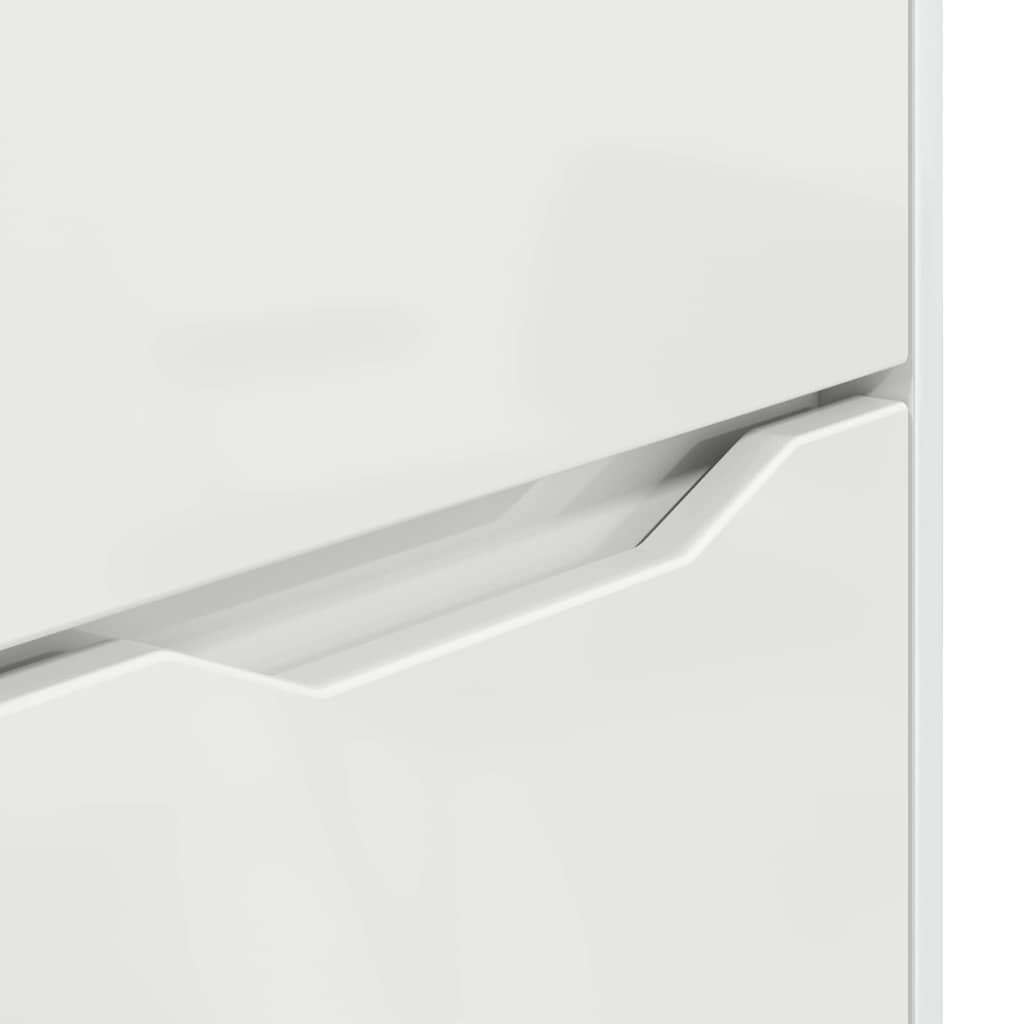 Armadio Bianco Lucido 40 x 48 x 57 cm Legno multistrato 888841