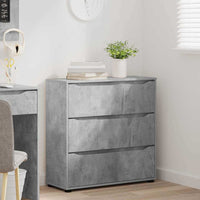 Armadio Grigio cemento 80 x 31 x 81 cm Legno multistrato 888850