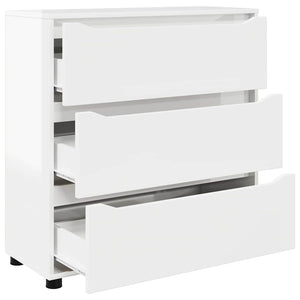 Armadio Bianco Lucido 80 x 31 x 81 cm Legno multistrato 888851