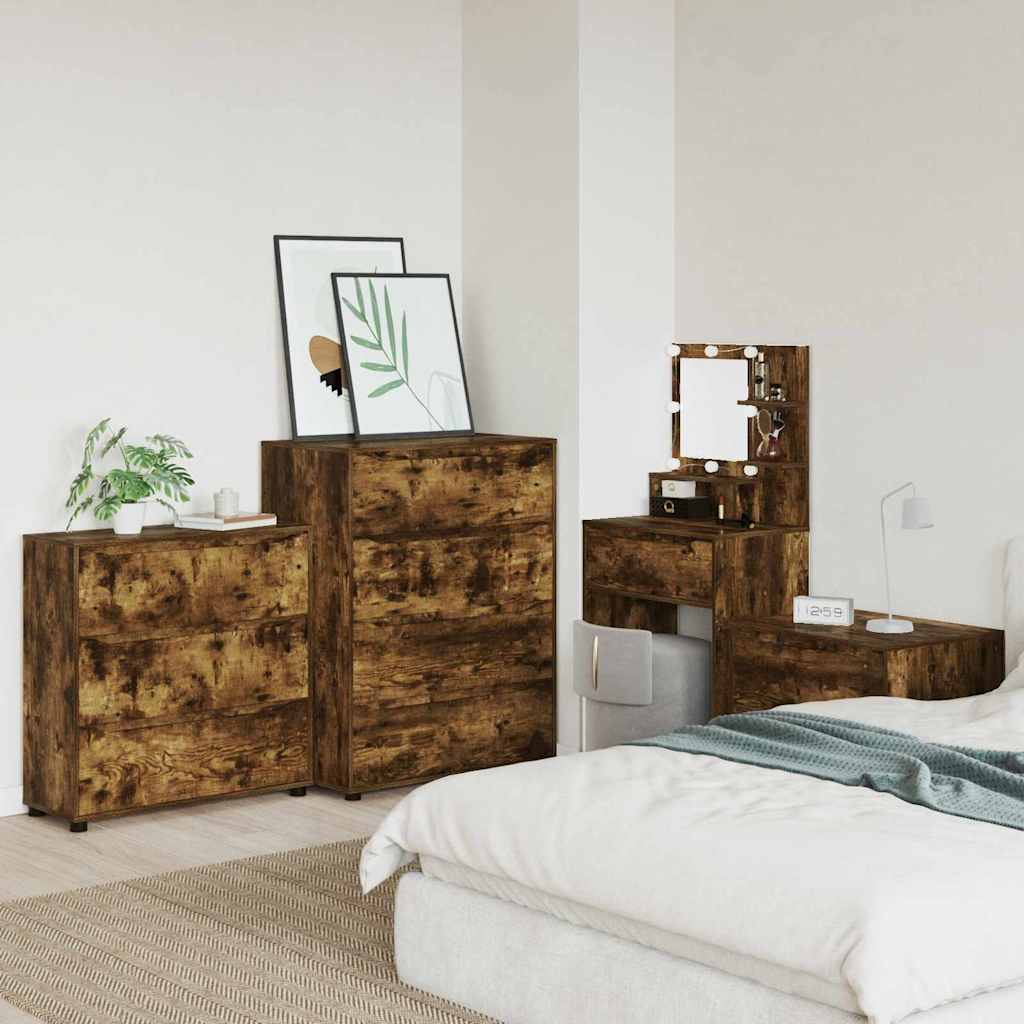 Armadio Rovere fumé 80 x 31 x 81 cm Legno multistrato 888852