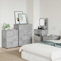 Armadio Grigio cemento 60 x 48 x 81 cm Legno multistrato 888860