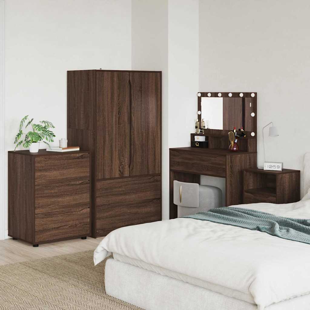 Armadio Rovere Marrone 60 x 48 x 81 cm Legno multistrato 888864