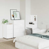 Armadio Bianco Lucido 40 x 48 x 81 cm Legno multistrato 888871