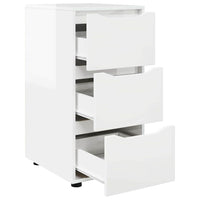 Armadio Bianco Lucido 40 x 48 x 81 cm Legno multistrato 888871