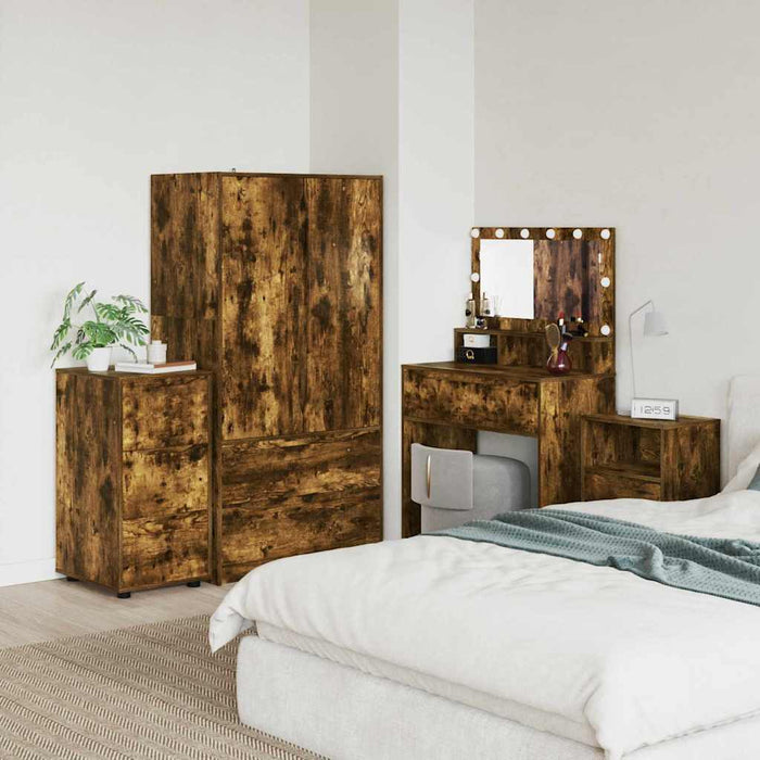 Armadio Rovere fumé 40 x 48 x 81 cm Legno multistrato 888872