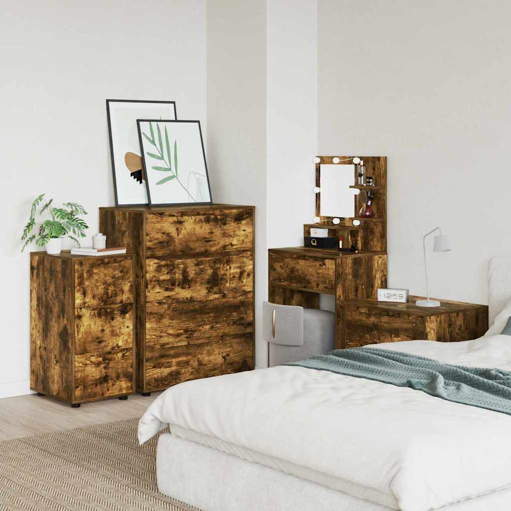 Armadio Rovere fumé 40 x 48 x 81 cm Legno multistrato 888872