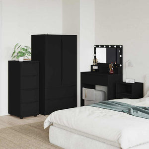 Armadio Nero 40 x 48 x 105 cm Legno multistrato 888898