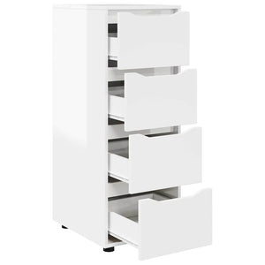 Armadio Bianco Lucido 40 x 48 x 105 cm Legno multistrato 888901