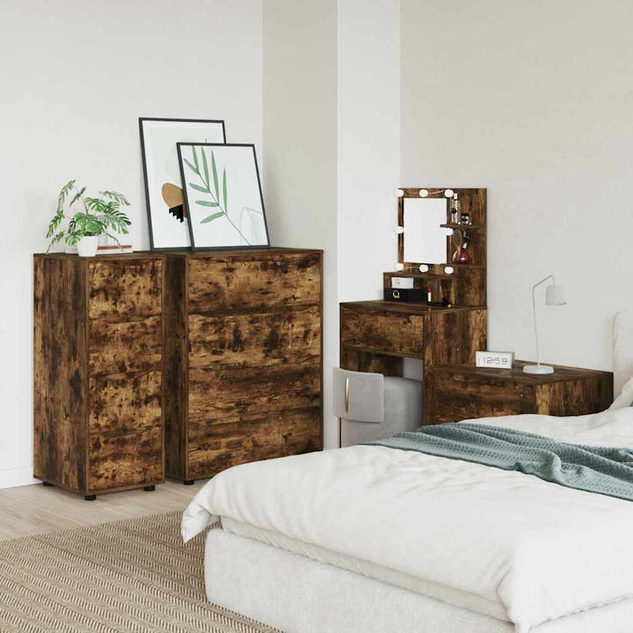 Armadio Rovere fumé 40 x 48 x 105 cm Legno multistrato 888902