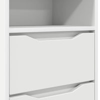 Comodino con cassetto Bianco 40 x 30 x 467 cm Legno multistrato 888907