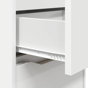 Comodini 2 pcs Bianco 40 x 30 x 467 cm Legno multistrato 888908