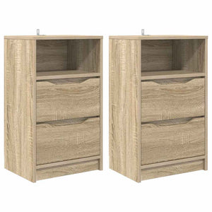 Comodini 2 pcs Rovere Sonoma 40 x 30 x 467 cm Legno multistrato 888912