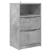 Comodino Grigio cemento 40 x 30 x 467 cm Legno multistrato 888913