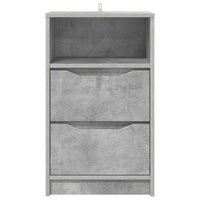 Comodino Grigio cemento 40 x 30 x 467 cm Legno multistrato 888913
