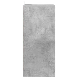 Comodino Grigio cemento 40 x 30 x 467 cm Legno multistrato 888913