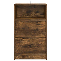 Comodini 2 pcs Rovere fumé 40 x 30 x 467 cm Legno multistrato 888918