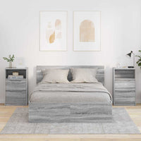 Comodini 2 pcs Grigio Sonoma 40 x 30 x 467 cm Legno multistrato 888920