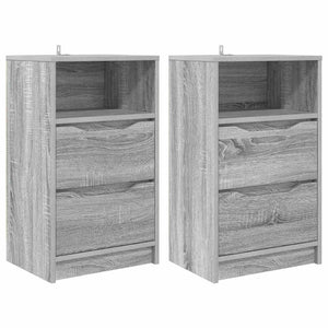 Comodini 2 pcs Grigio Sonoma 40 x 30 x 467 cm Legno multistrato 888920