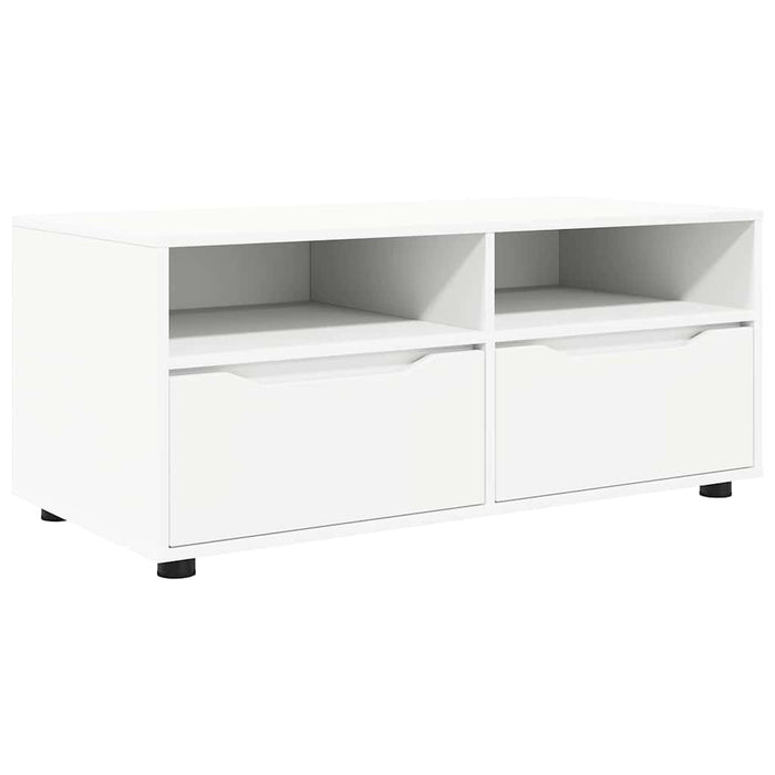 Mobile TV-Credenza TV-Console TV Bianco 100 x 48 x 43 cm Legno multistrato