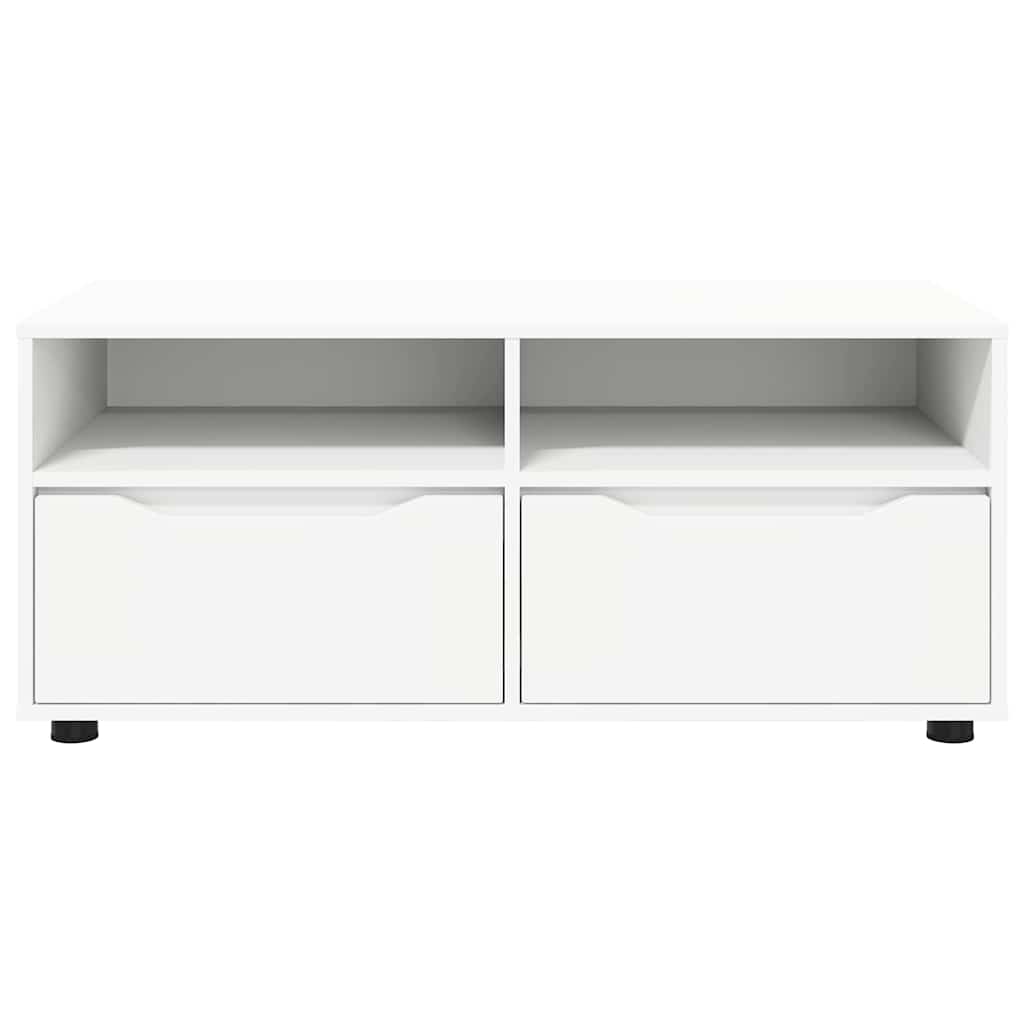 Mobile TV-Credenza TV-Console TV Bianco 100 x 48 x 43 cm Legno multistrato