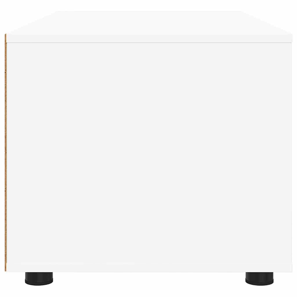 Mobile TV-Credenza TV-Console TV Bianco 100 x 48 x 43 cm Legno multistrato