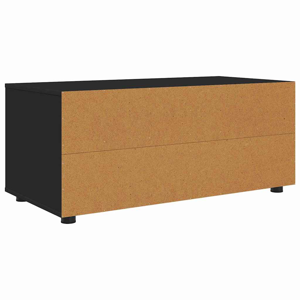 Mobile TV con cassetto-Credenza TV-Console TV Nero 100 x 48 x 43 cm Legno multistrato