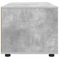 Mobile TV-Credenza TV-Console TV Grigio cemento 100 x 48 x 43 cm Legno multistrato