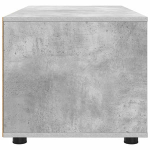 Mobile TV-Credenza TV-Console TV Grigio cemento 100 x 48 x 43 cm Legno multistrato