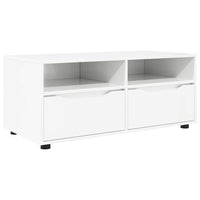 Mobile TV-Credenza TV-Console TV Bianco Lucido 100 x 48 x 43 cm Legno multistrato