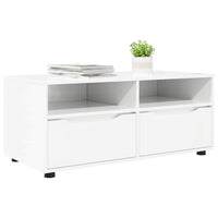 Mobile TV-Credenza TV-Console TV Bianco Lucido 100 x 48 x 43 cm Legno multistrato