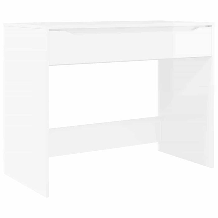 Scrivania Bianco Lucido 100 x 50 x 78 cm Legno multistrato 888941