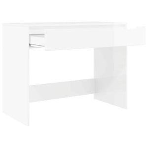 Scrivania Bianco Lucido 100 x 50 x 78 cm Legno multistrato 888941