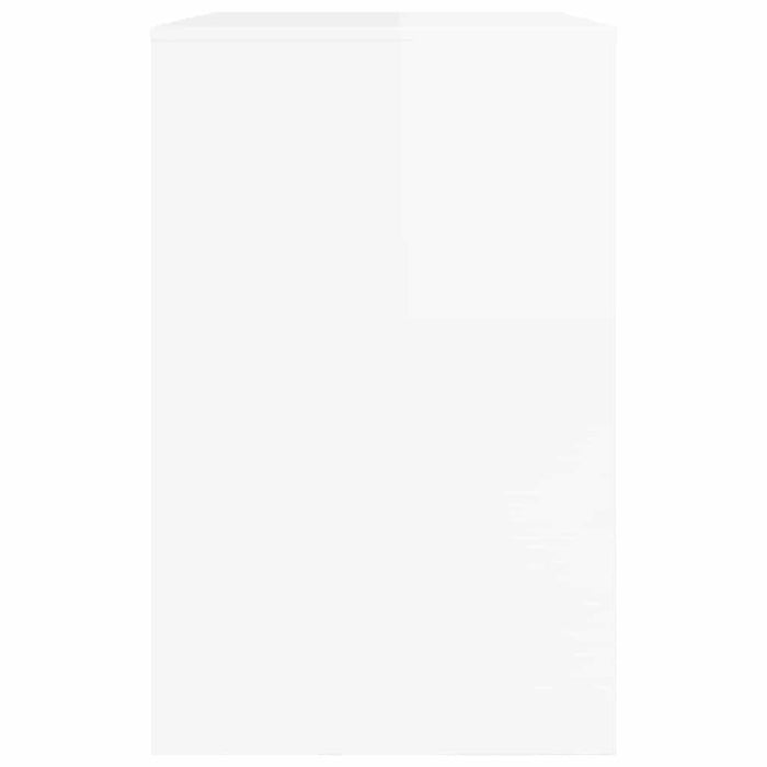 Scrivania Bianco Lucido 100 x 50 x 78 cm Legno multistrato 888941