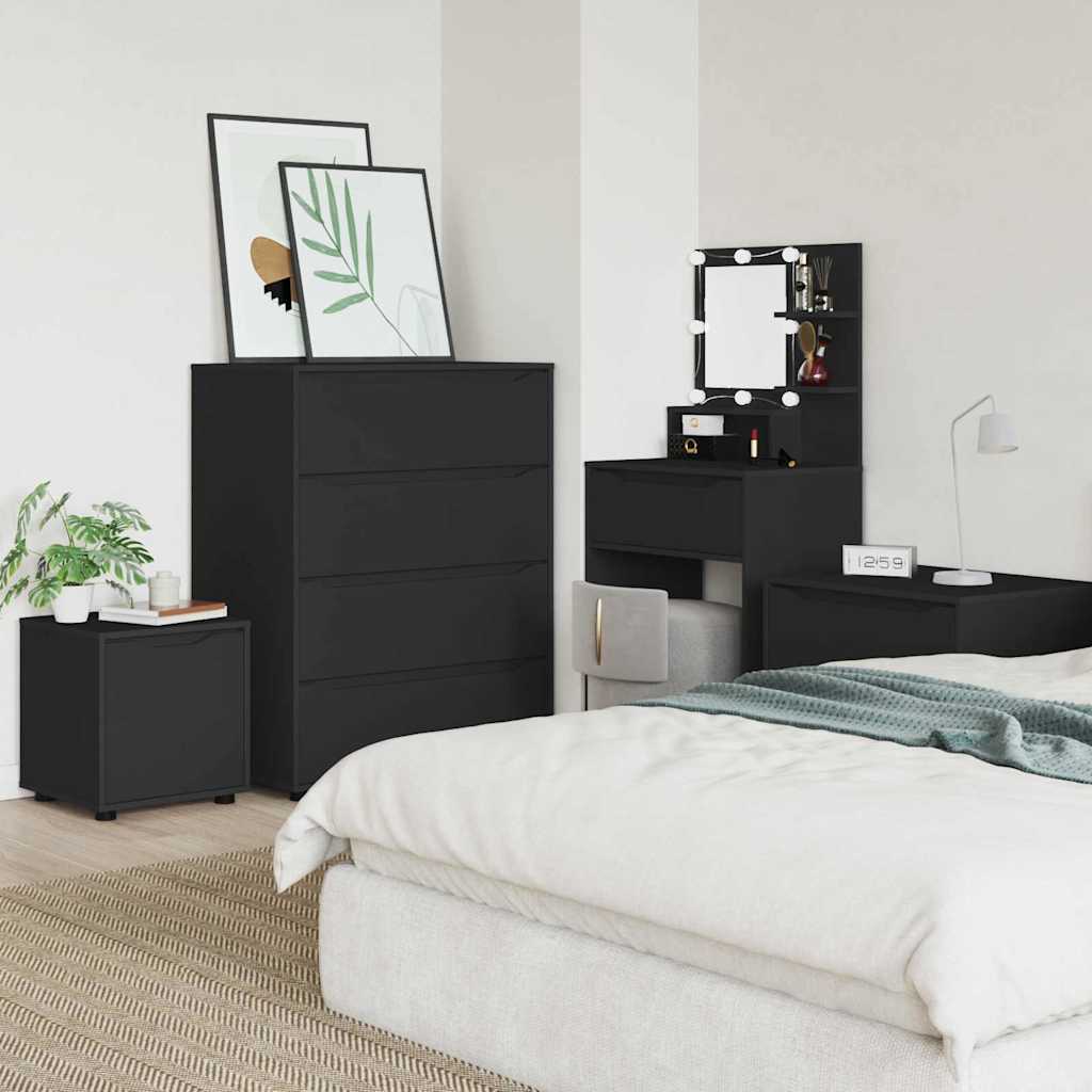 Mobile da Bagno Nero 40,5 x 40 x 44 cm Legno multistrato 888948