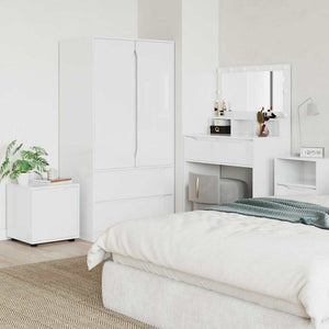 Mobile da Bagno Bianco Lucido 40,5 x 40 x 44 cm 888951