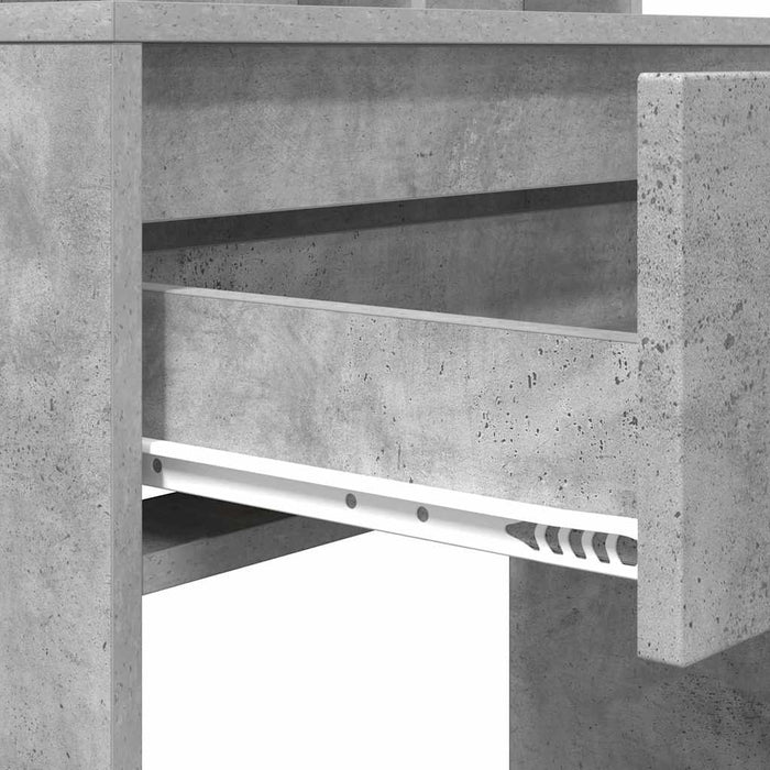 Tavoli da Trucco per Camera da Letto Grigio cemento 888970