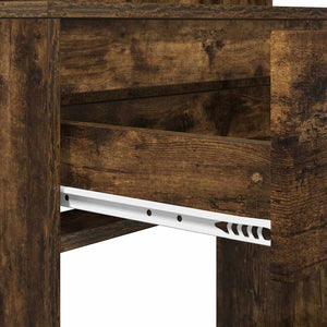 Tavoli da Trucco per Camera da Letto con cassetto Rovere fumé 888972
