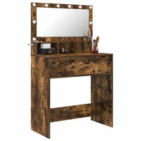 Tavoli da Trucco per Camera da Letto con cassetto Rovere fumé 888972