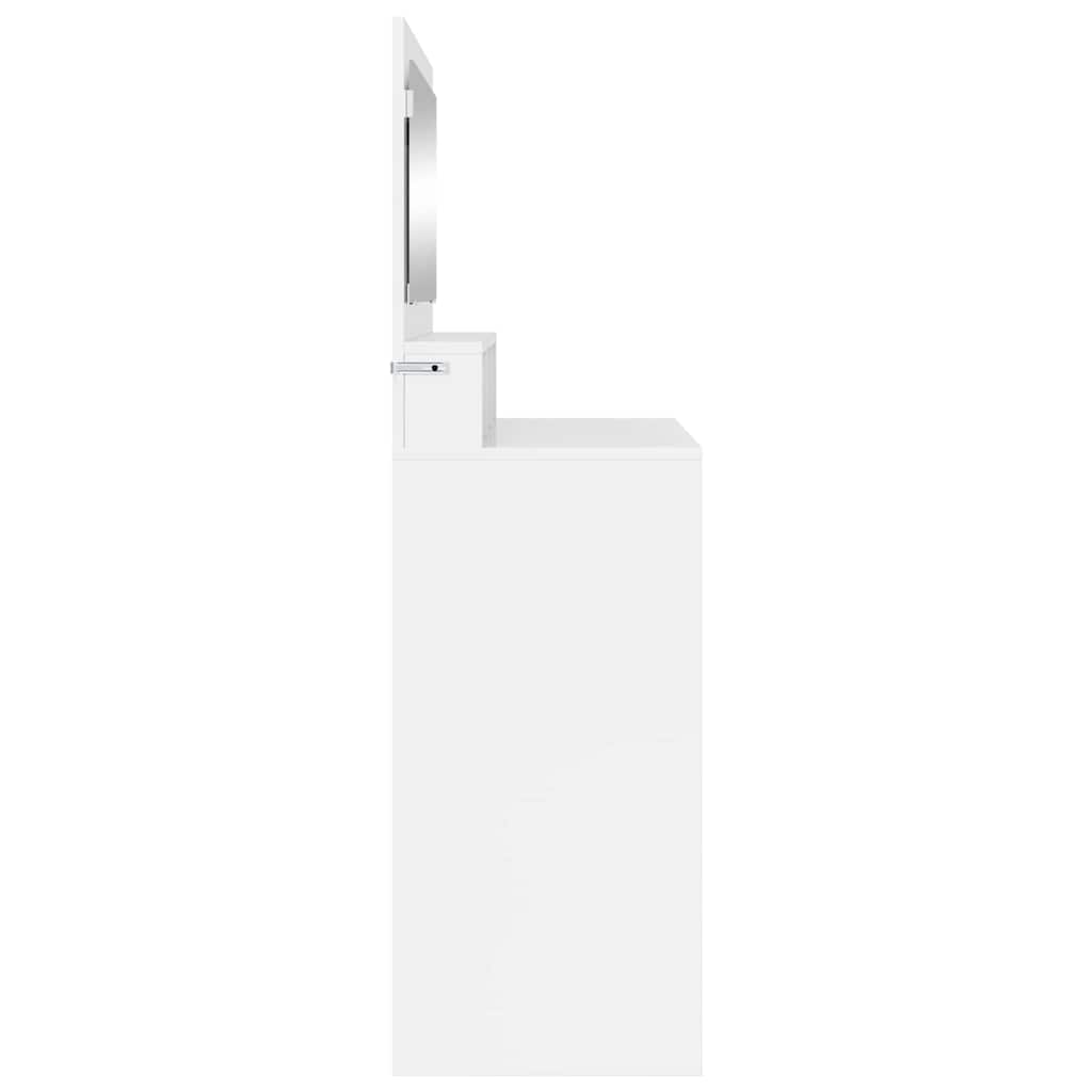 Tavoli da Trucco per Camera da Letto con cassetto Bianco Lucido 888981