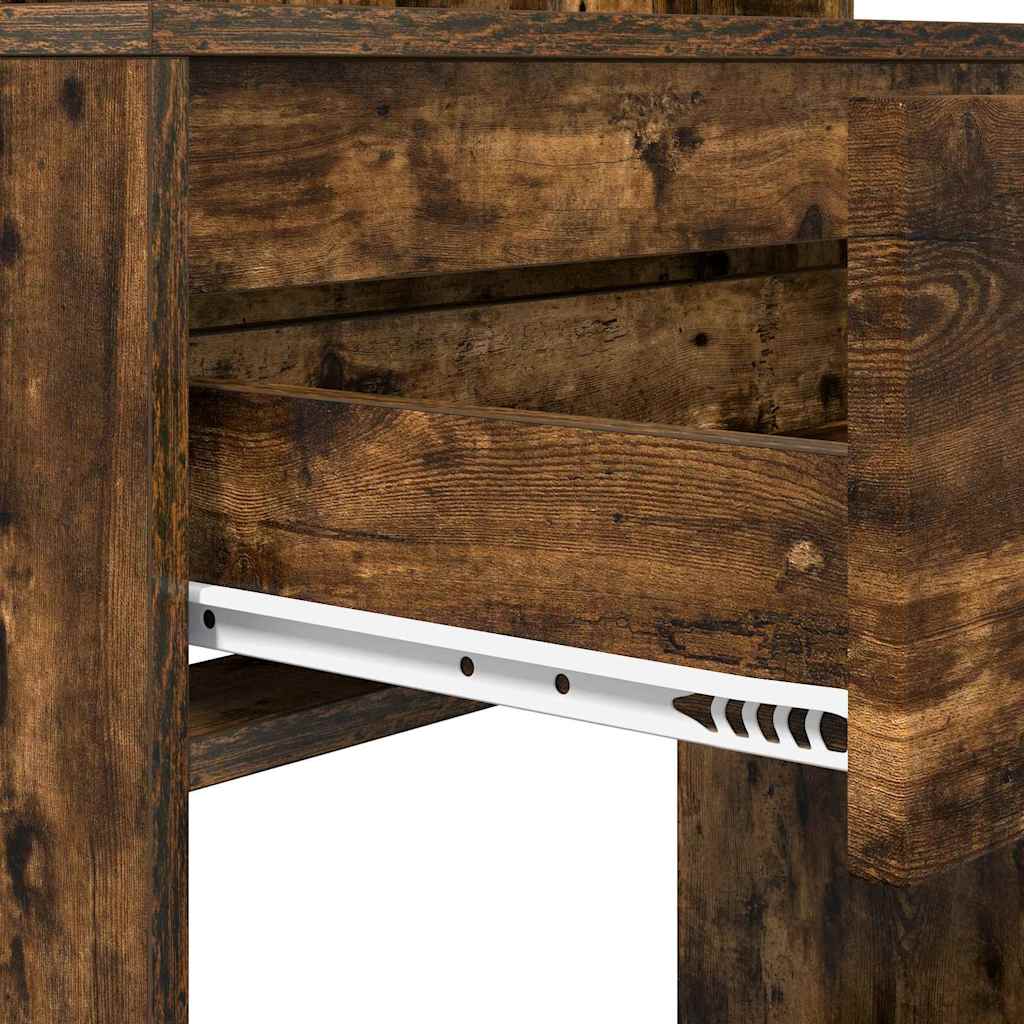 Tavoli da Trucco per Camera da Letto con cassetto Rovere fumé 888982