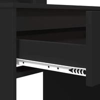 Tavoli da Trucco per Camera da Letto Nero 80 x 39,6 x 135 cm 888988